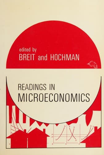 Tapa de Readings in microeconomics