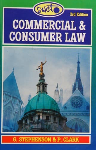 Tapa de Commercial & consumer law