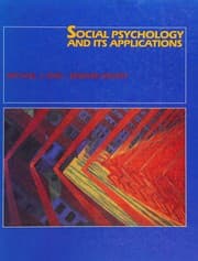 Tapa de Social psychology and its applications