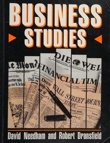 Tapa de Business studies