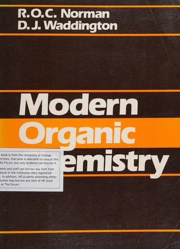 Tapa de Modern organic chemistry