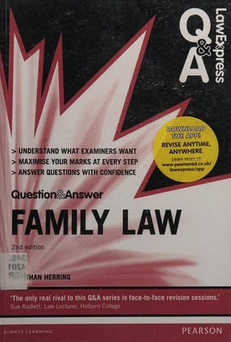Tapa de Family Law