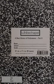 Tapa de A short history of performance