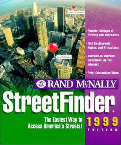 Tapa de Rand McNally Streetfinder