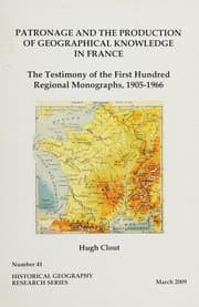 Tapa de Patronage and the production of geographical knowledge in France
