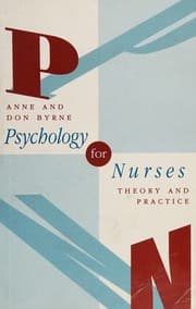 Tapa de Psychology for nurses