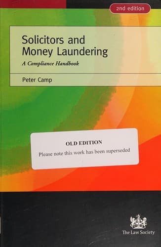 Tapa de Solicitors and money laundering