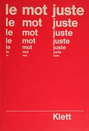 Tapa de Le mot juste