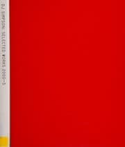Tapa de D.J. SIMPSON: SELECTED WORKS, 2000-5