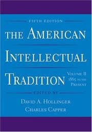 Tapa de American Intellectual Tradition