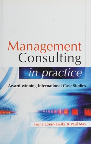 Tapa de Management consulting in practice