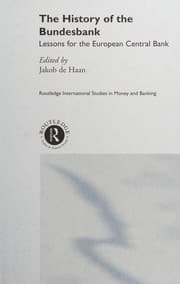Tapa de The history of the Bundesbank