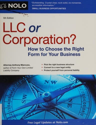 Tapa de LLC or corporation?