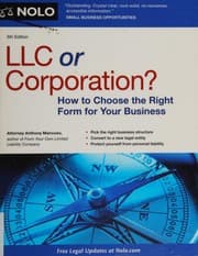 Tapa de LLC or corporation?
