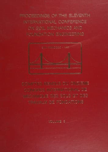 Tapa de Soil Mechan Found Eng 11th Intl V5