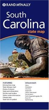 Tapa de Rand McNally South Carolina State Map