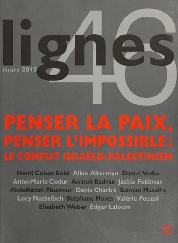 Tapa de Penser la paix, penser l'impossible