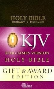 Tapa de KJV Gift and Award Bible