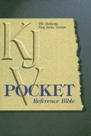 Tapa de Pocket Reference Bible