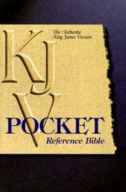 Tapa de Pocket Reference Bible