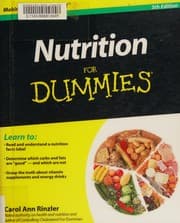 Tapa de Nutrition for dummies