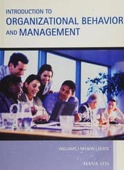 Tapa de Custom Intro to Org Behavior/Management
