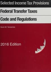 Tapa de Selected Income Tax Sections