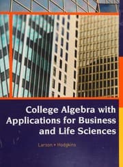 Tapa de College algebra