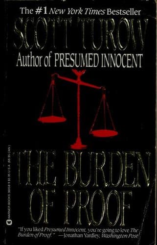 Tapa de The burden of proof