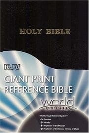 Tapa de KJV Giant-Print Reference with World's Visual Reference System (tm)