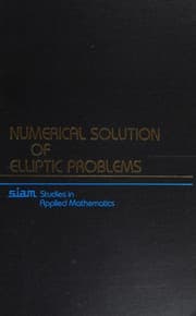 Tapa de Numerical solution of elliptic problems