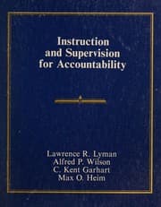 Tapa de Instruction and Supervision for Accountability