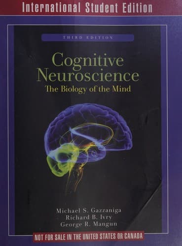 Tapa de Cognitive Neuroscience, Third Edition