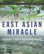 Tapa de The East Asian Miracle