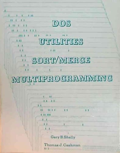 Tapa de DOS utilities sort/merge multiprogramming