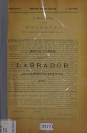 Tapa de Imperial statutes relating to Labrador since the British conquest of Canada, 1760