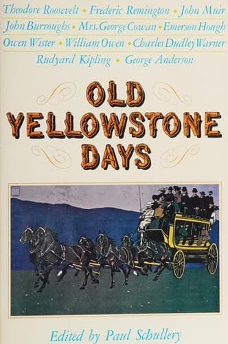 Tapa de Old Yellowstone days