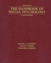 Tapa de The handbook of social psychology
