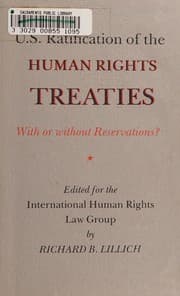 Tapa de U.S. ratification of the human rights treaties with or without reservations?