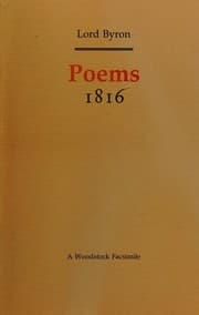 Tapa de Poems 1816