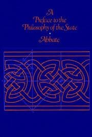 Tapa de A preface to the philosophy of the state
