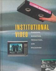 Tapa de Institutional Video