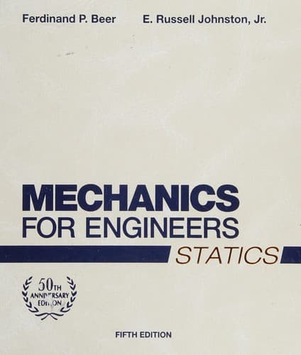 Tapa de Mechanics for engineers