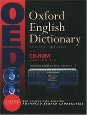Tapa de Oxford English Dictionary