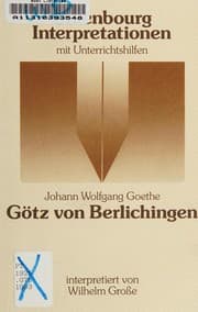 Tapa de Johann Wolfgang von Goethe, Götz von Berlichingen