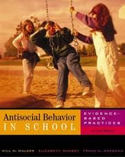 Tapa de Antisocial behavior in school