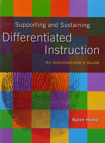 Tapa de Supporting and Sustaining Differentiated Instruction