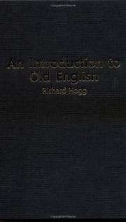 Tapa de An Introduction to Old English