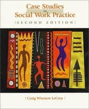 Tapa de Case Studies in Social Work Practice