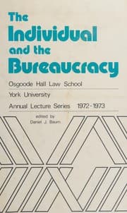 Tapa de The Individual and the bureaucracy
